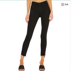 MOTHER The Stunner Zip Ankle Step Fray